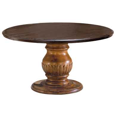 Carved Pedestal Table