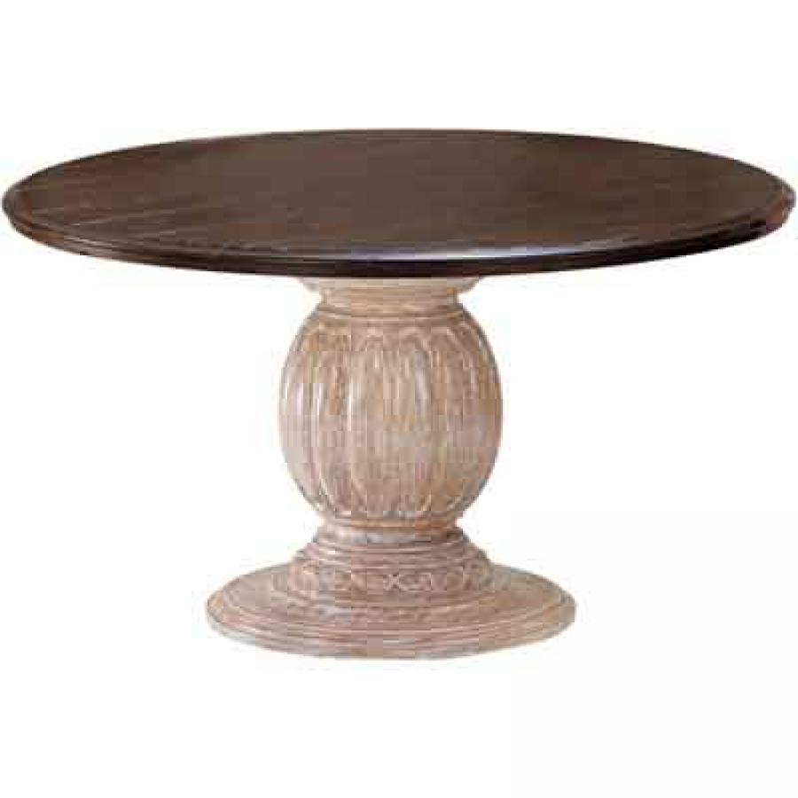 Carved Pedestal Table – Fremarc Designs